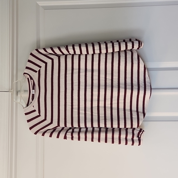 𝅺OLD Navy Lightweight Crewneck Long Sleeve Striped Sweater, X-small - Picture 1 of 9